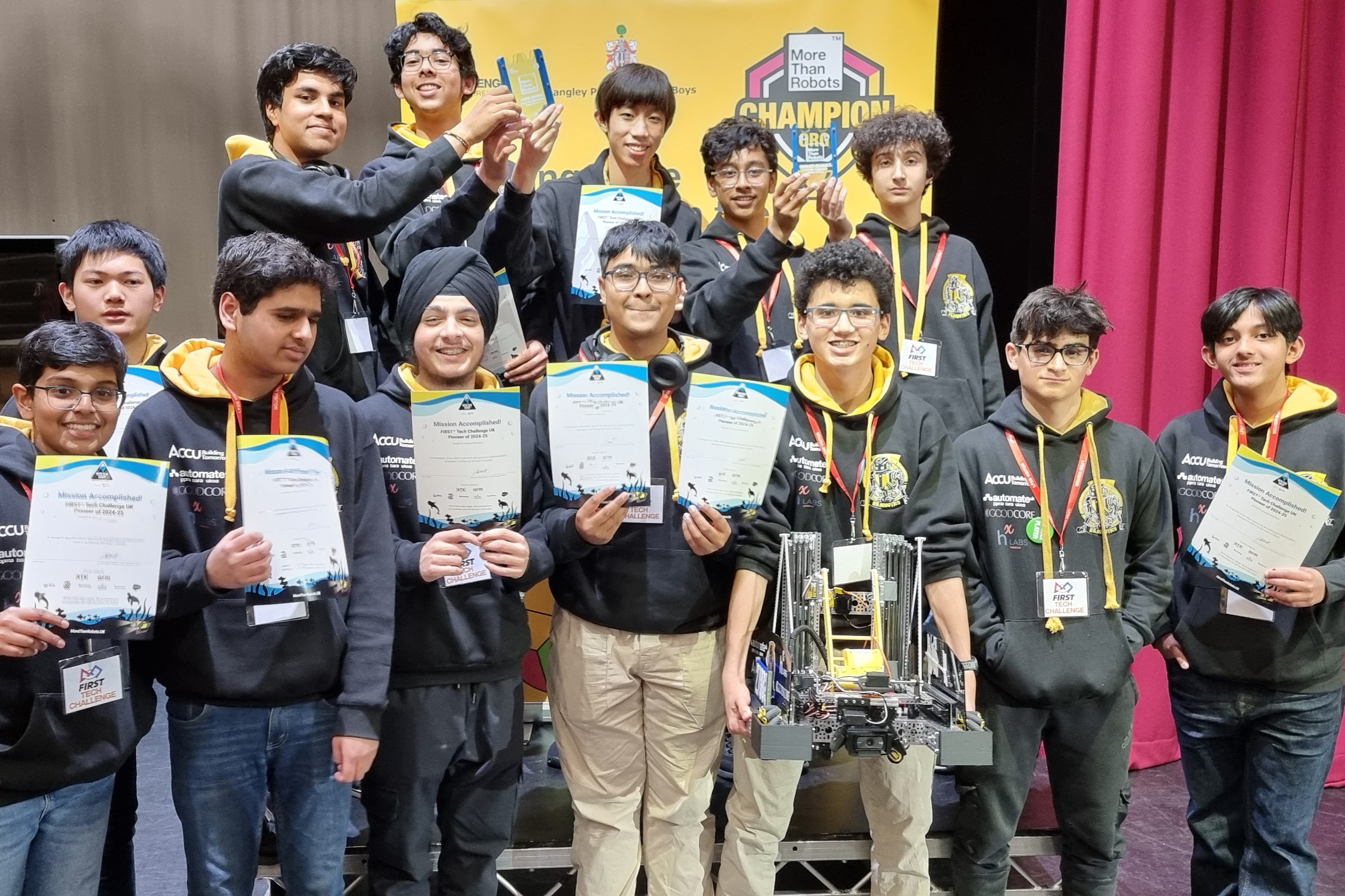 We just did our first tournament as an FTC team...